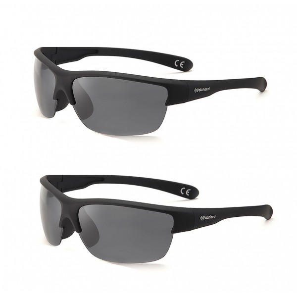 POLAREYE ΠΟΛΩΤΙΚΑ ΓΥΑΛΙΑ ΗΛΙΟΥ SPORT AERO BLACK 1 +1 ΔΩΡΟ