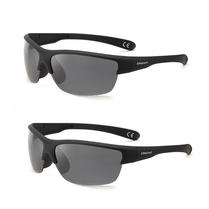 POLAREYE ΠΟΛΩΤΙΚΑ ΓΥΑΛΙΑ ΗΛΙΟΥ SPORT AERO BLACK 1 +1 ΔΩΡΟ