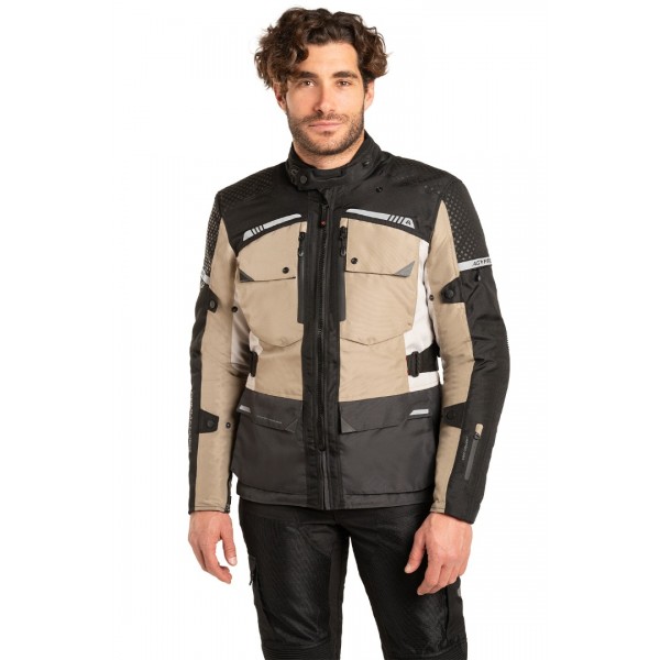 AGVPRO COMMANDER TOURING ΜΠΟΥΦΑΝ ΜΗΧΑΝΗΣ 4 ΕΠΟΧΩΝ BEIGE/BLACK