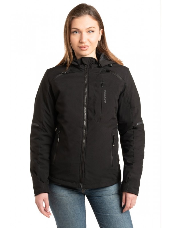 AGVPRO URBANO-DR LADY ΓΥΝΑΙΚΕΙΟ ΜΠΟΥΦΑΝ ΜΗΧΑΝΗΣ SOFT SHELL ΜΑΥΡΟ