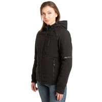 AGVPRO URBANO-DR LADY ΓΥΝΑΙΚΕΙΟ ΜΠΟΥΦΑΝ ΜΗΧΑΝΗΣ SOFT SHELL ΜΑΥΡΟ