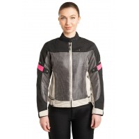 AGVpro ZINA Grey-Pink Καλοκαιρινο γυναικειο μπουφαν μηχανης 