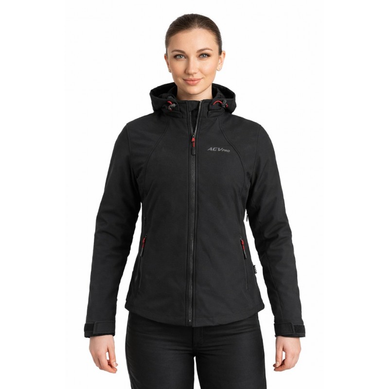 ΜΠΟΥΦΑΝ ΜΗΧΑΝΗΣ  AGVPRO SECRET-DR SOFT SHELL LADIES JACKET BLACK