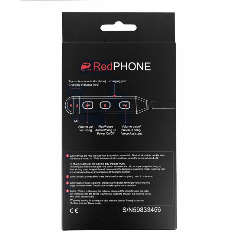 RED_PHONE RP200 ΑΣΥΡΜΑΤΟ BLUETOOTH ΓΙΑ ΤΟ ΚΡΑΝΟΣ
