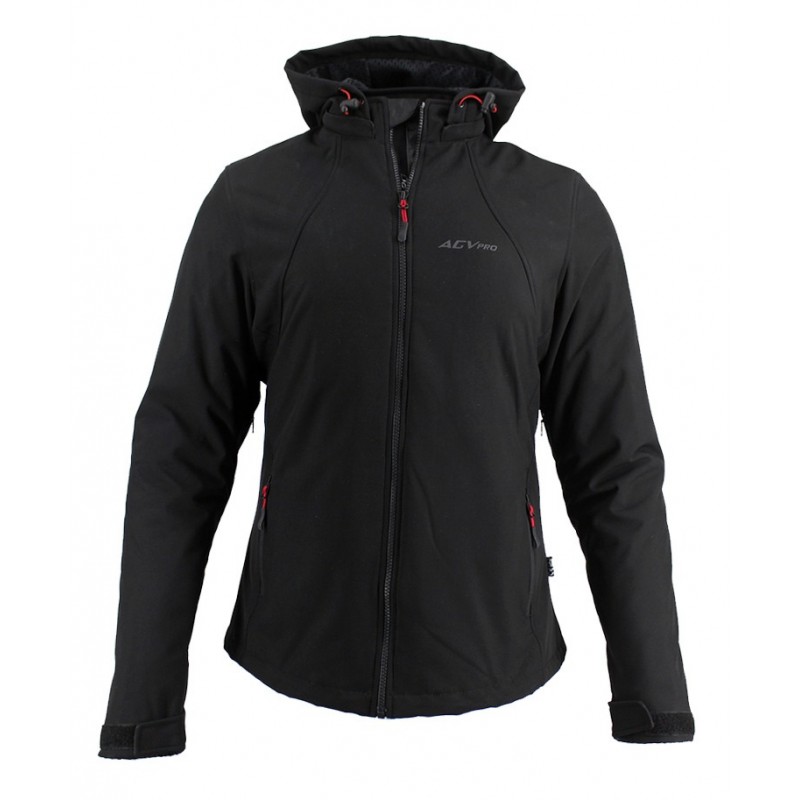 ΜΠΟΥΦΑΝ ΜΗΧΑΝΗΣ  AGVPRO SECRET-DR SOFT SHELL LADIES JACKET BLACK